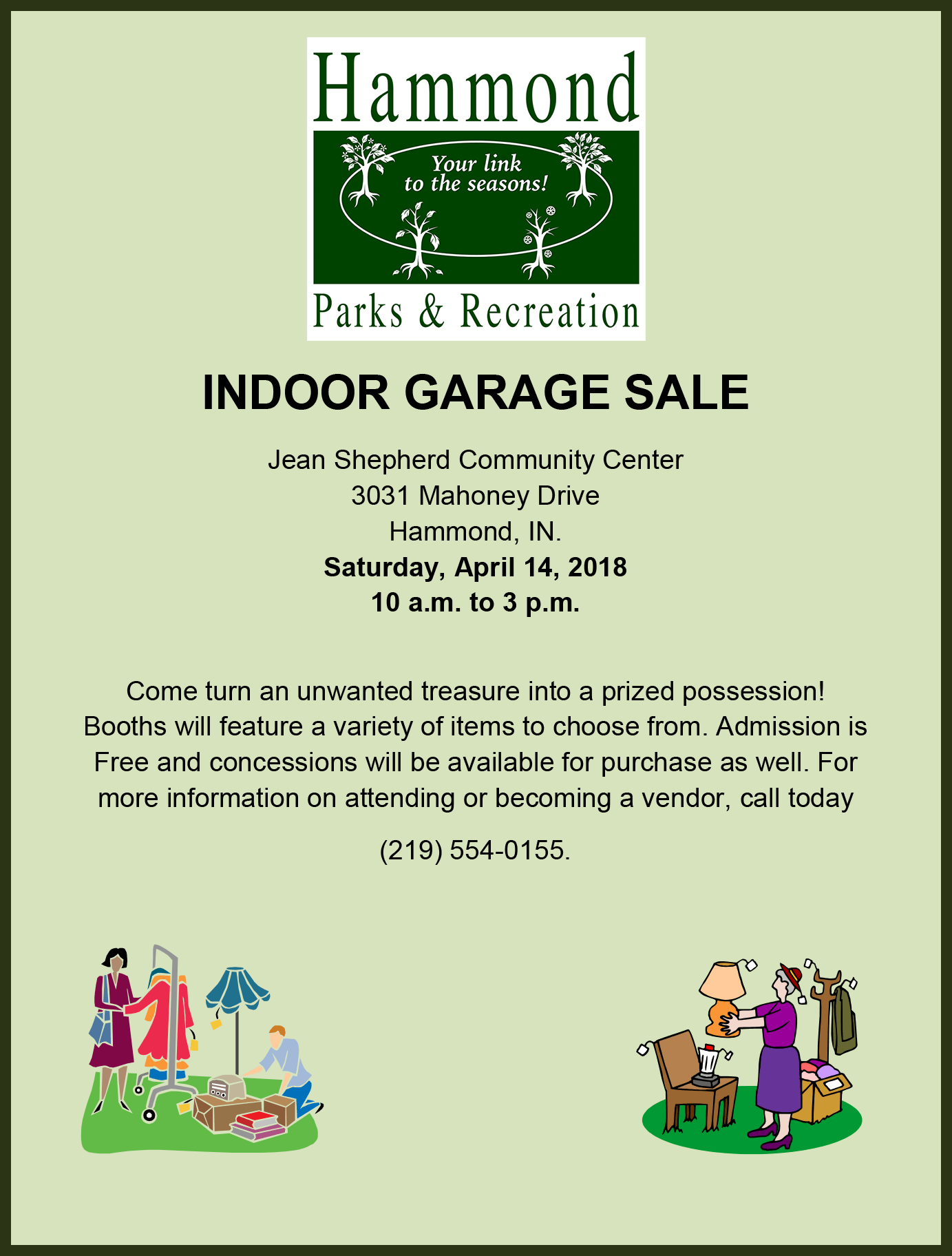 Spring Indoor Garage Sale