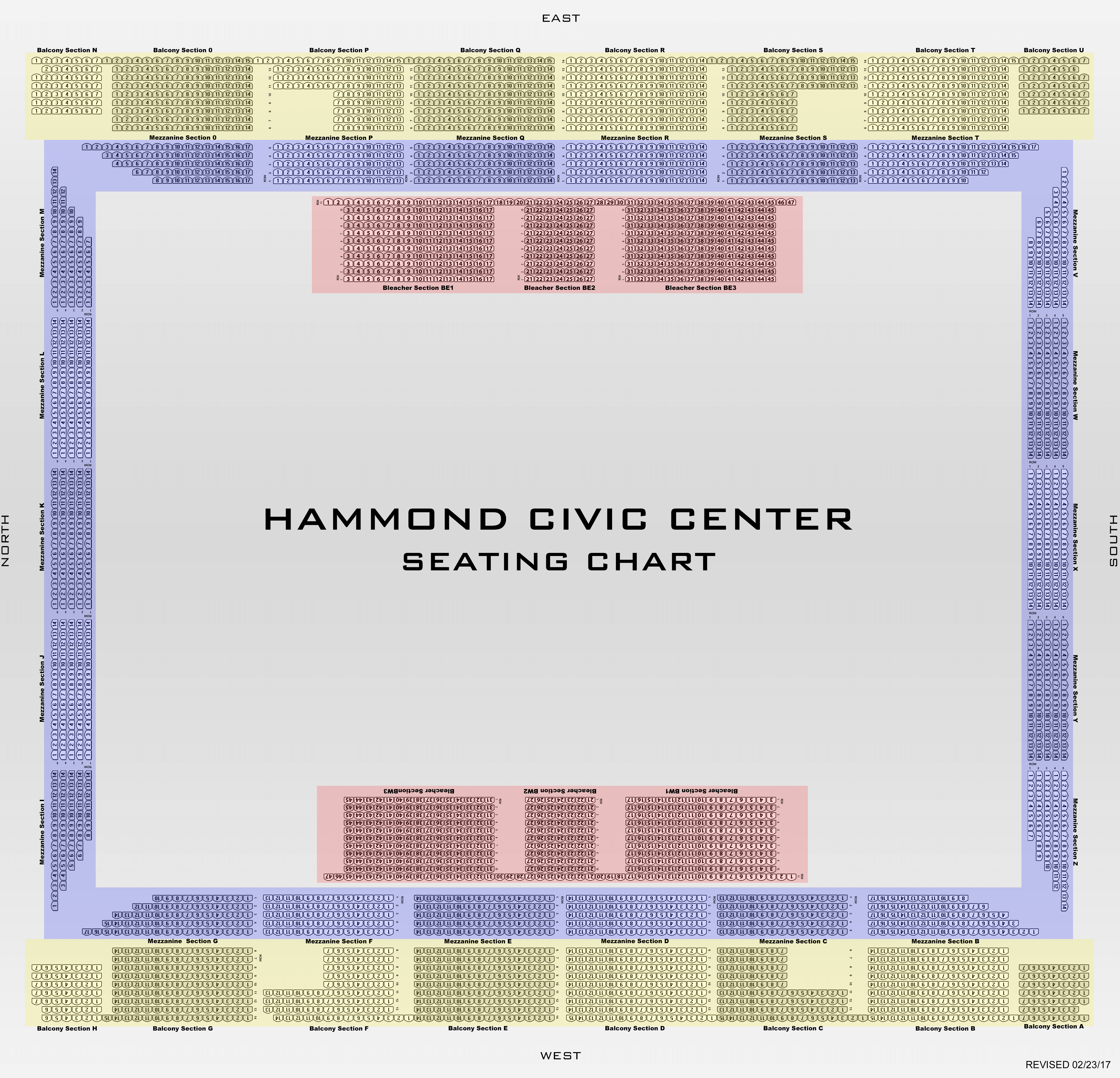 Hammond Civic Center Seating Chart