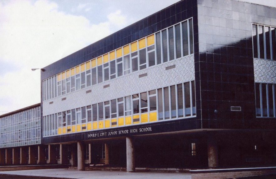 Front exterior circa 1965